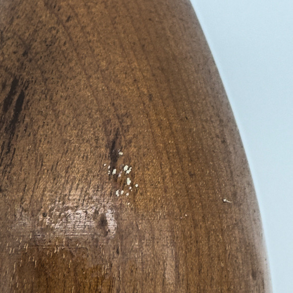 Vintage MCM Myrtlewood Salt Pepper Shaker Set Coos Bay Oregon 4” - Picture 4 of 8